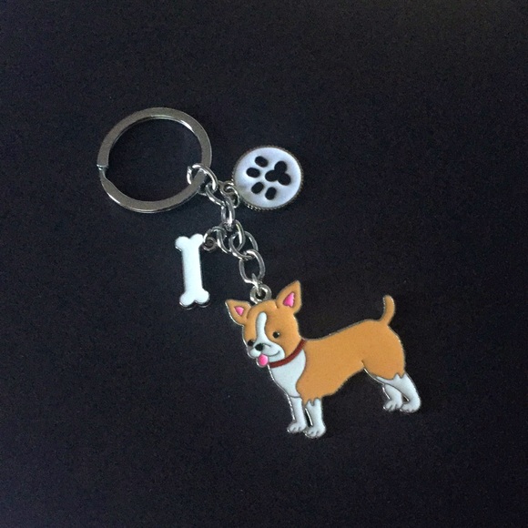🍏50% OFF/3+...Chihuahua Dog Keychain (Brown) - Picture 3 of 10